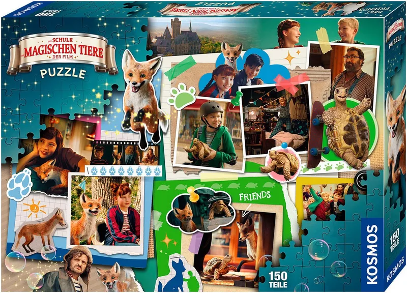 Puzzle Die Schule der magischen Tiere, 150 Teile, 150 Puzzleteile, Made in Germany de KOSMOS, édition Multicolore – boîte 1 sur 5