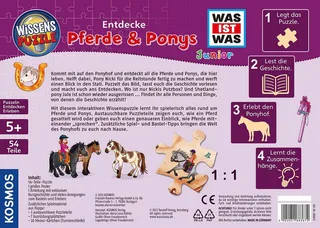 Puzzle KOSMOS 683672 - Wissenspuzzle Junior Entdecke Pferde & Ponys, Puzzleteile de KOSMOS – boîte 2 sur 4