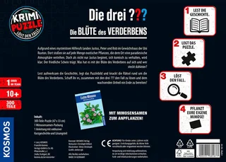 Puzzle Krimipuzzle Die drei ??? Die Blüte des Verderbens, 300 Puzzleteile, Made in Germany van KOSMOS, editie Meerkleurig – doos 2 van 5