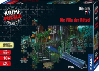 Puzzle Krimipuzzle Die drei ??? Die Villa der Rätsel, 300 Puzzleteile, Made in Germany de KOSMOS, édition Multicolore – boîte 1 sur 5