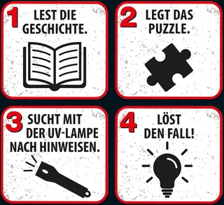 Puzzle Krimipuzzle Die drei ??? Die Villa der Rätsel, 300 Puzzleteile, Made in Germany de KOSMOS, édition Multicolore – boîte 4 sur 5