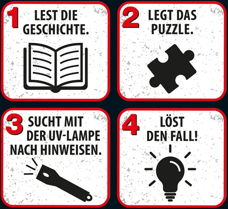 Puzzle Krimipuzzle Die drei ??? Die Villa der Rätsel, 300 Puzzleteile, Made in Germany de KOSMOS, édition Multicolore – boîte 4 sur 5
