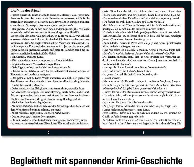 Puzzle Krimipuzzle Die drei ??? Die Villa der Rätsel, 300 Puzzleteile, Made in Germany de KOSMOS, édition Multicolore – boîte 3 sur 5