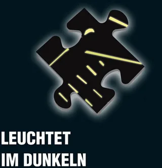 Puzzle Krimipuzzle Die drei ??? Kids 200 Teile / Spuk auf dem Schulfest, 200 Puzzleteile, leuchtet im Dunkeln, Made in Germany von KOSMOS, Ausgabe Mehrfarbig – Schachtel 5 von 5