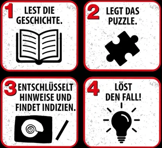 Puzzle Krimipuzzle Die drei ??? Kids T-Rex in Action, 200 Puzzleteile, Made in Germany de KOSMOS, édition Multicolore – boîte 4 sur 5