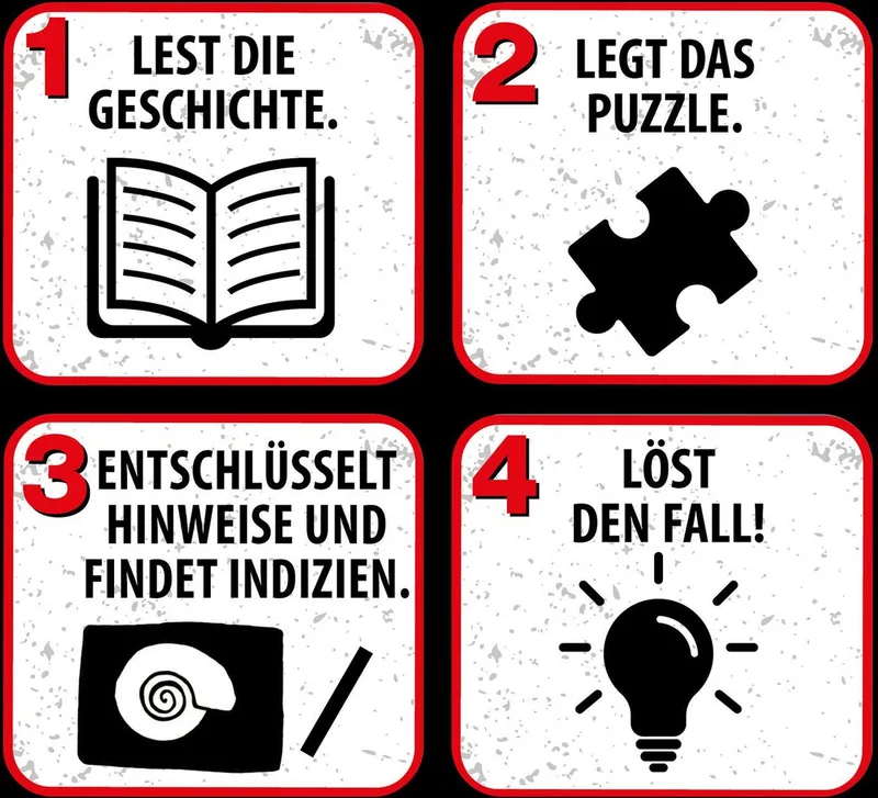 Puzzle Krimipuzzle Die drei ??? Kids T-Rex in Action, 200 Puzzleteile, Made in Germany de KOSMOS, édition Multicolore – boîte 4 sur 5