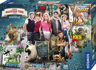 Puzzle Schule magische Tiere Teamwort / ab 8 Jahren / 200 Teile, 200 Puzzleteile van KOSMOS – doos 1 van 2