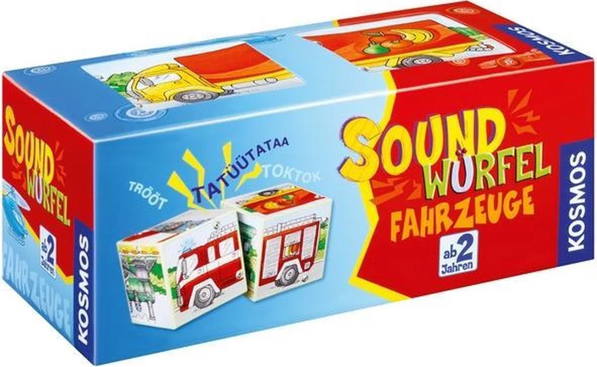 Sound cube vehicles von KOSMOS, Ausgabe Mehrfarbig – Schachtel