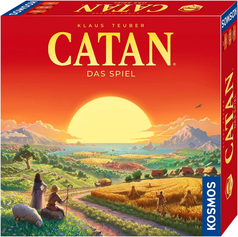 Spiel CATAN Das Spiel, Strategiespiel, Made in Germany van KOSMOS, editie Bunt – doos