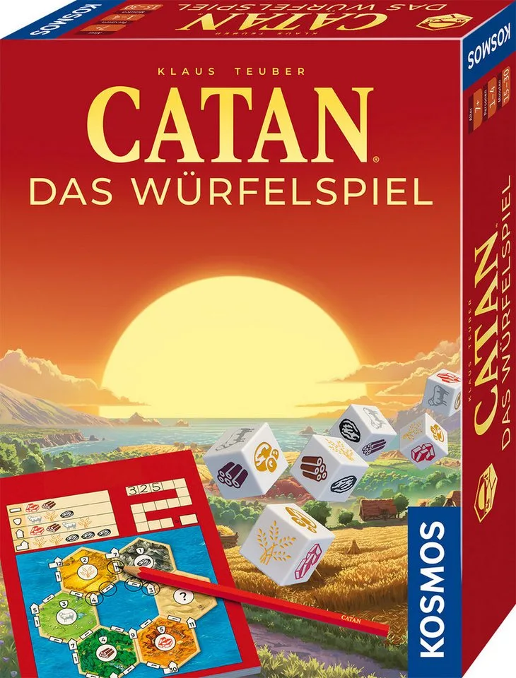 Spiel CATAN Das Würfelspiel, Strategiespiel from KOSMOS, Bunt edition – box