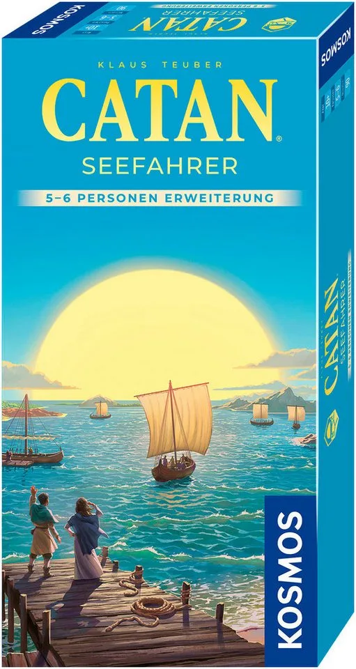 Spiel CATAN Seefahrer, Strategiespiel, Made in Germany van KOSMOS, editie Bunt – doos