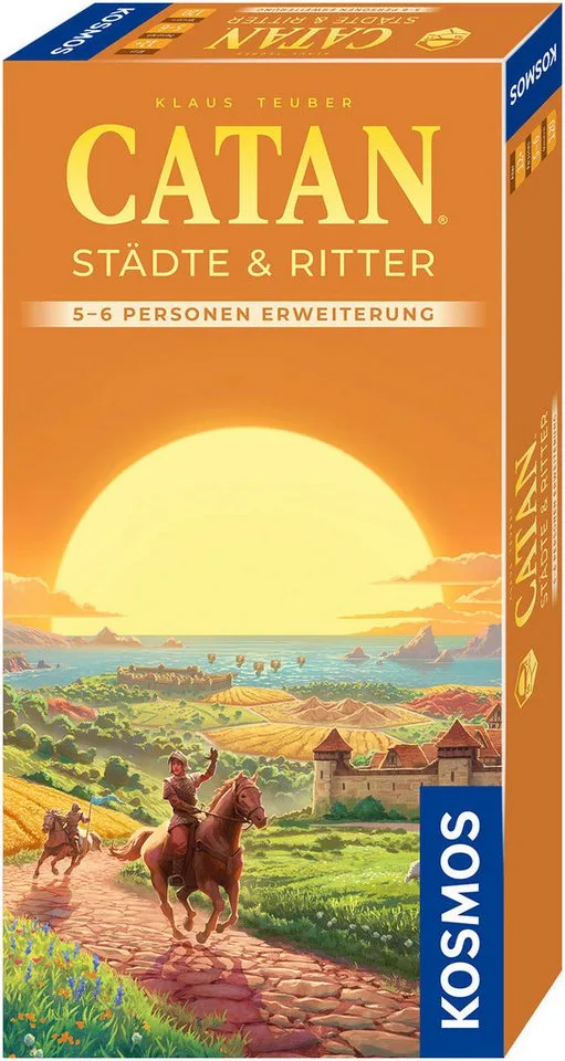 Spiel CATAN Städte & Ritter, Strategiespiel, Made in Germany from KOSMOS, Bunt edition – box