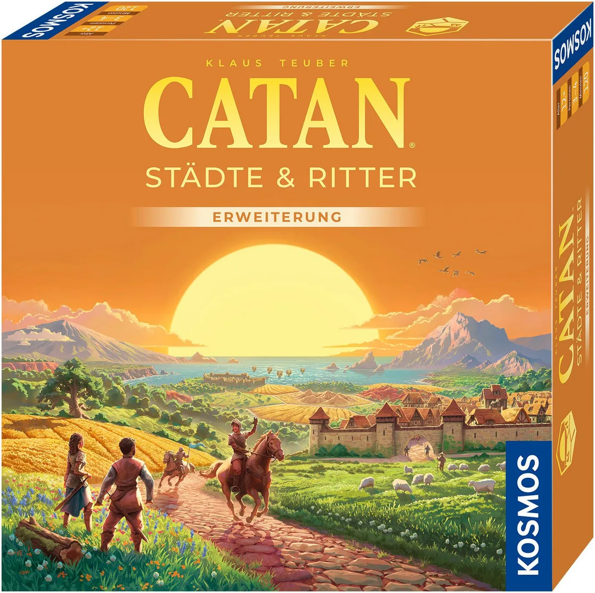 Spiel CATAN Städte & Ritter, Strategiespiel, Made in Germany de KOSMOS, édition Multicolore – boîte