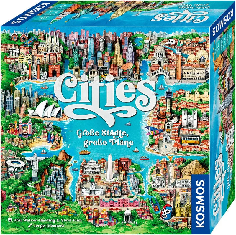 Spiel Cities, Brettspiel fra KOSMOS, Bunt-udgave – æske