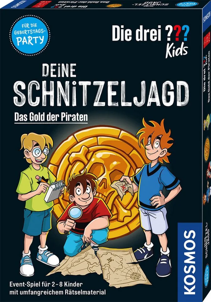 Spiel Die drei ??? Kids Deine Schnitzeljagd, Rätselspiel from KOSMOS, Bunt edition – box