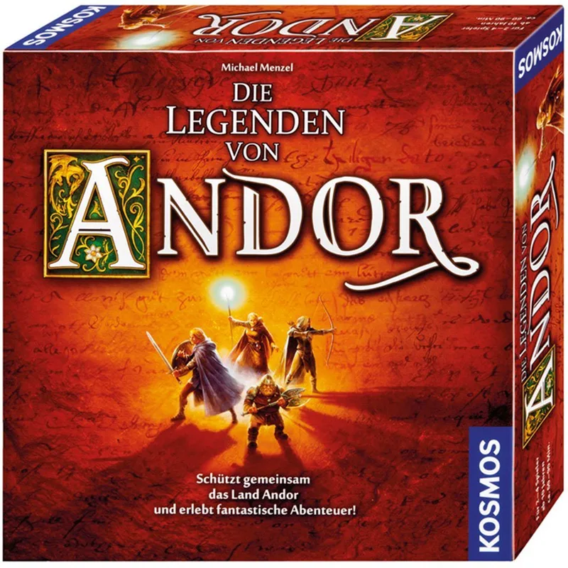 Spiel Die Legenden von Andor, Brettspiel, Made in Germany von KOSMOS, Ausgabe Mehrfarbig – Schachtel