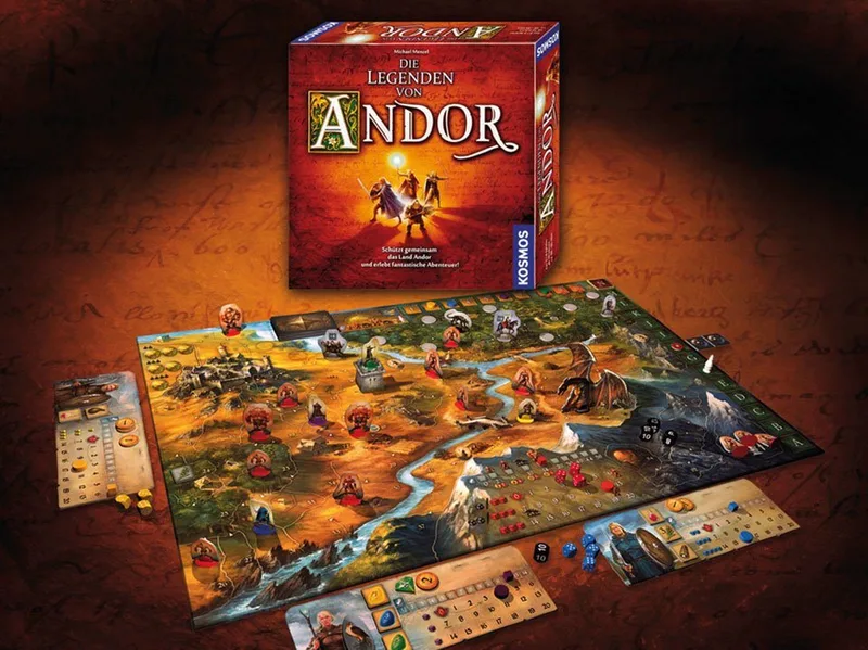Spiel Die Legenden von Andor, Brettspiel, Made in Germany från KOSMOS, utgåva Flerfärgad – kartong 4 av 4