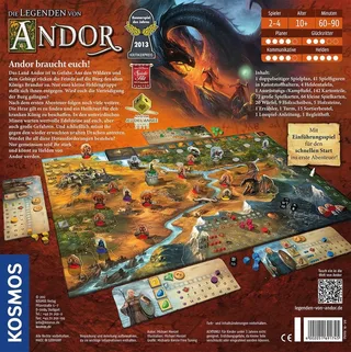 Spiel Die Legenden von Andor, Brettspiel, Made in Germany från KOSMOS, utgåva Flerfärgad – kartong 2 av 4
