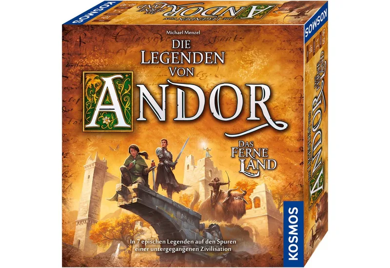 Spiel Die Legenden von Andor - Das ferne Land, Strategiespiel von KOSMOS, Ausgabe Bunt – Schachtel