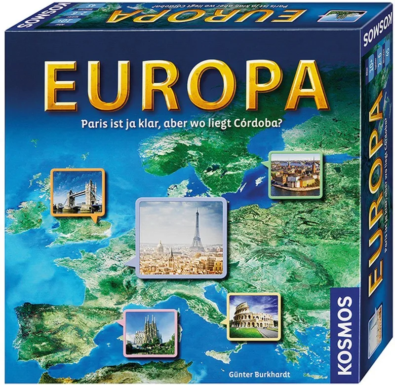 Spiel Europa, Familienspiel, Made in Germany from KOSMOS, Bunt edition – box