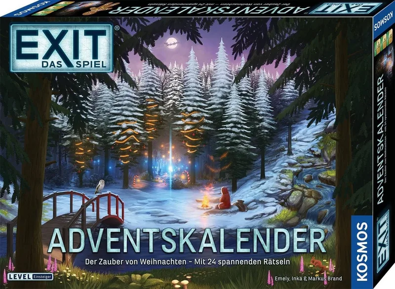 Spiel EXIT Adventskalender 2025 fra KOSMOS – æske