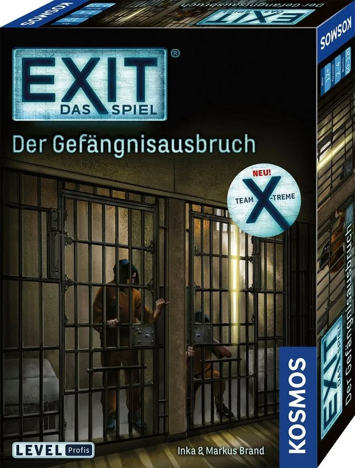 Spiel EXIT, Das Spiel, Der Gefängnisausbruch, Rätselspiel, Made in Germany van KOSMOS, editie Bunt – doos