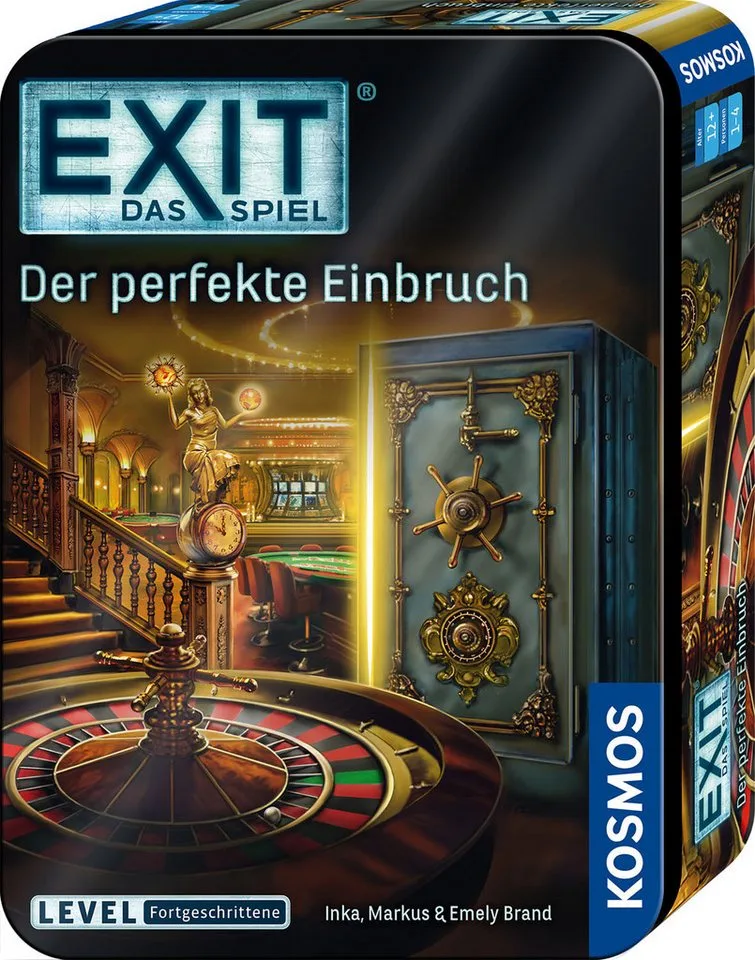 Spiel EXIT® Der perfekte Einbruch Jubiläums-Edition (F), Rätselspiel, Made in Germany fra KOSMOS, Bunt-udgave – æske