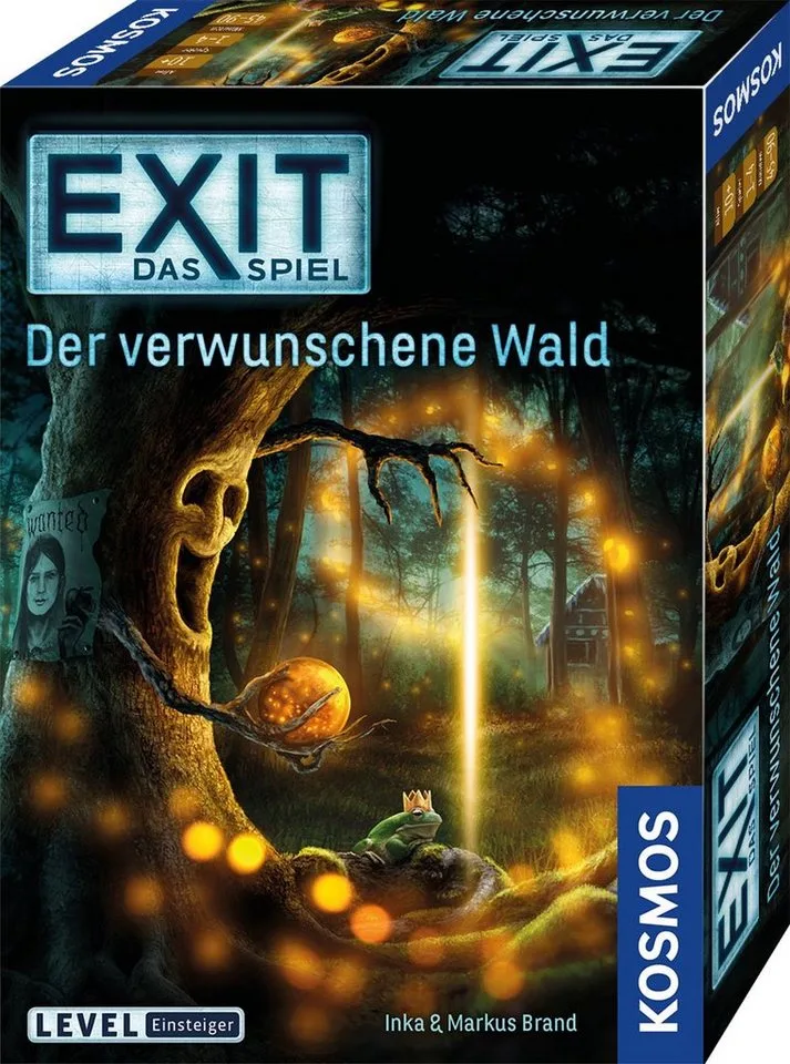 Spiel EXIT, Der verwunschene Wald, Rätselspiel, Made in Germany fra KOSMOS, Bunt-udgave – æske