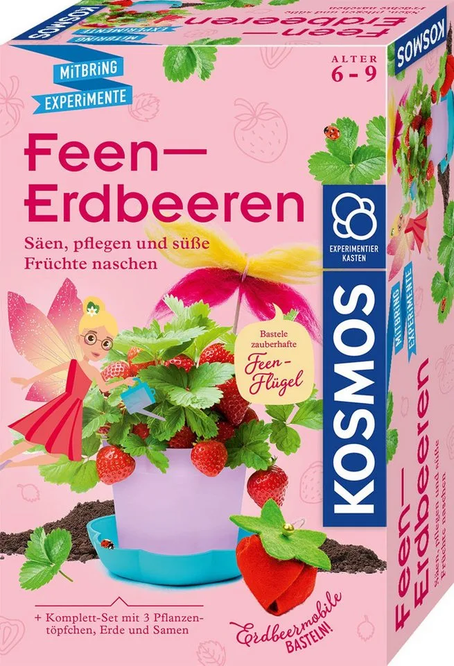 Spiel Feen-Erdbeeren - Säen, pfegen und süße Früchte ernten de KOSMOS – boîte
