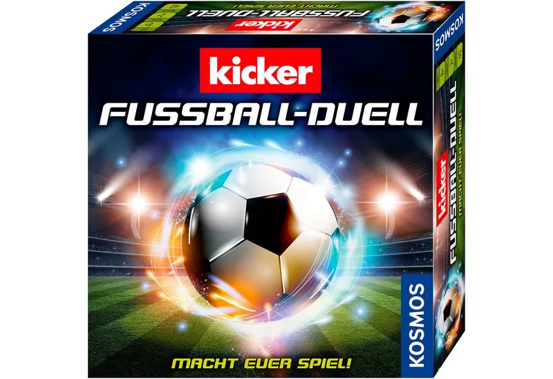 Spiel Kicker Fußball-Duell, Familienspiel, Made in Europe van KOSMOS, editie Bunt – doos