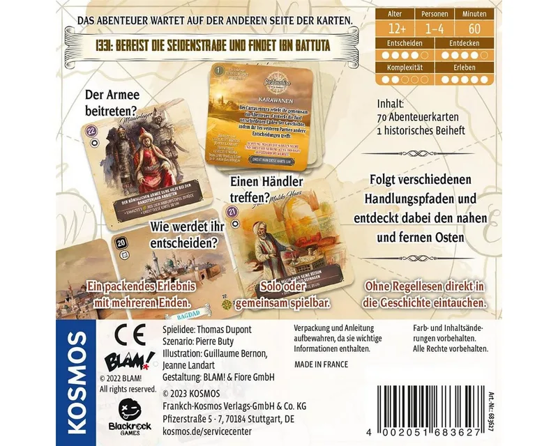 Spiel KOSMOS 683627 - Cartaventura - Karawanen de KOSMOS – boîte 2 sur 4