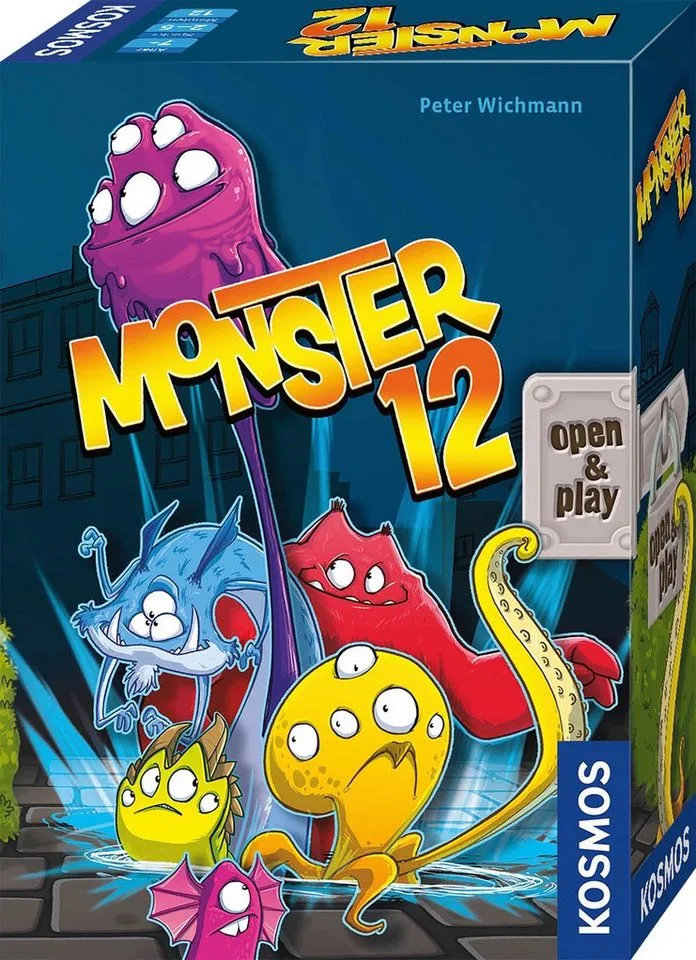 Spiel Monster 12, Würfelspiel fra KOSMOS, Bunt-udgave – æske