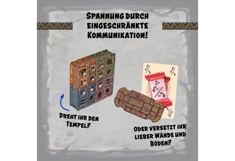 Spiel Temple Twist, Knobelspiel, Made in Germany de KOSMOS, édition Multicolore – boîte 3 sur 5