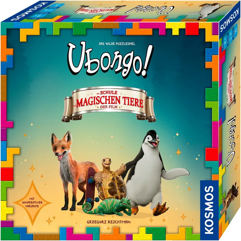 Spiel Ubongo! Die Schule der magischen Tiere, Made in Germany fra KOSMOS, Bunt-udgave – æske