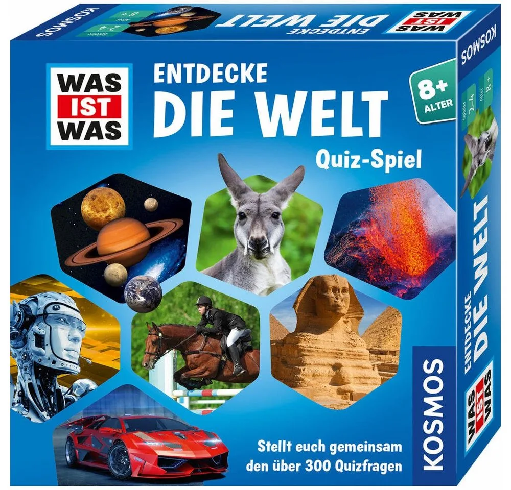 Spiel WAS IST WAS Entdecke die Welt fra KOSMOS, Flerfarvet-udgave – æske