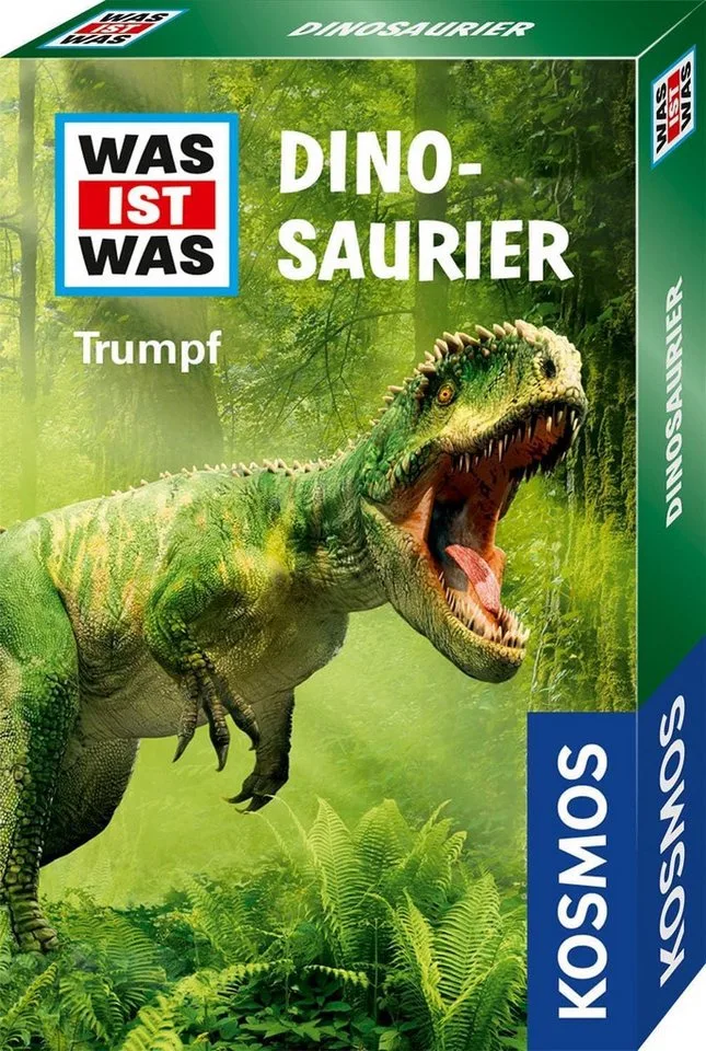 Spiel WAS IST WAS Trumpf Dinosaurier fra KOSMOS – æske