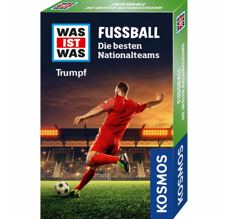 Spiel WAS IST WAS Trumpf Fußball Nationalteams van KOSMOS, editie Bunt – doos