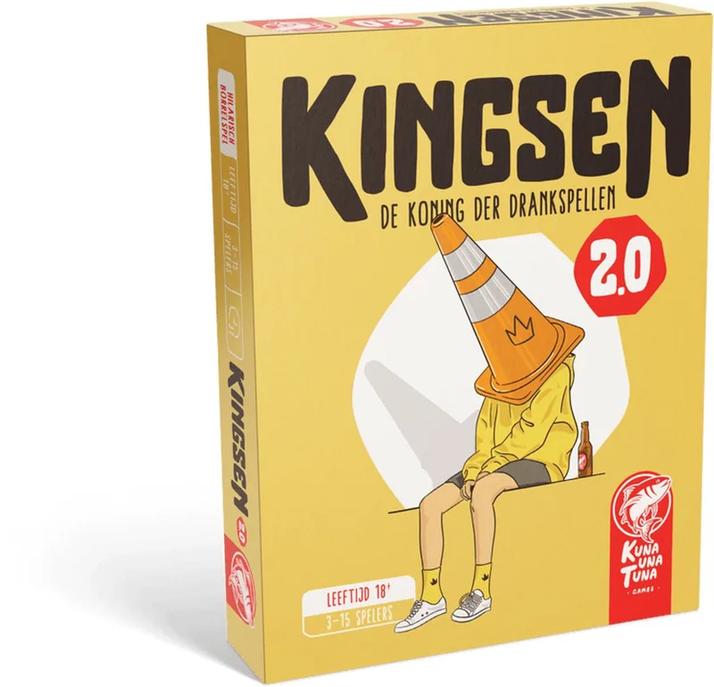 Kingsen 2.0 het originele Nederlandstalige drankspel - Kuna Una Tuna Games fra Kuna Una Tuna Games – æske