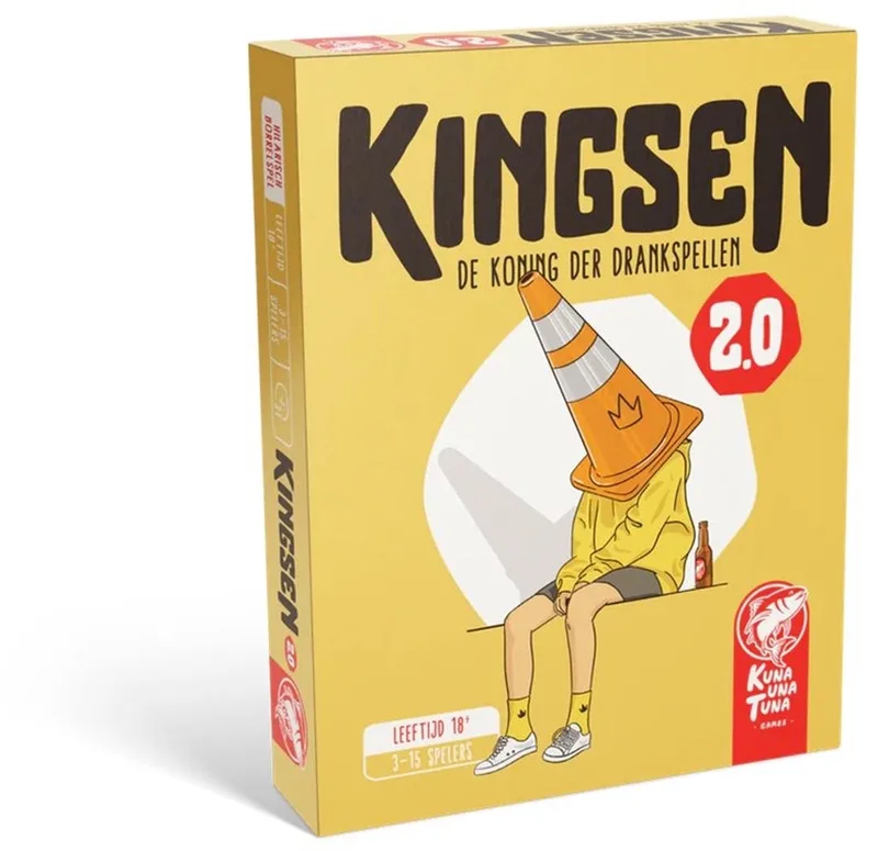 Kingsen2.0 - Drankspel kaartspel partyspel. from Kuna Una Tuna Games – box