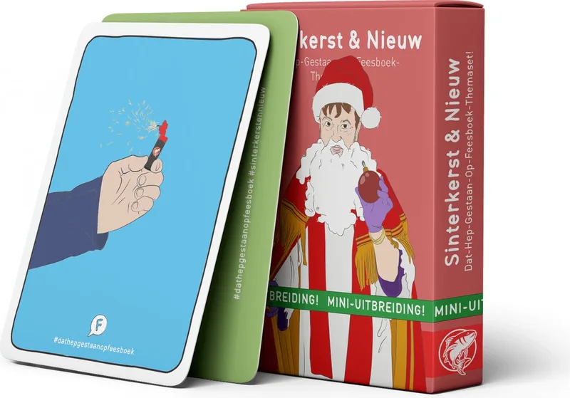 Sinterkerst & Nieuw - Dat Hep Gestaan Op Feesboek - Uitbreiding de Kuna Una Tuna Games – boîte