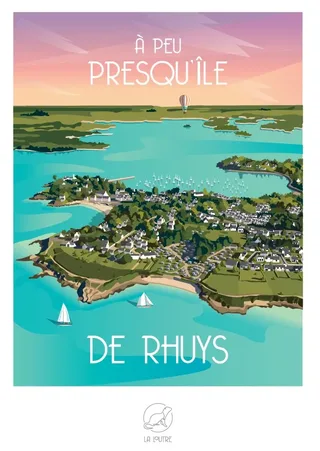 Puzzle A Peu PRESQU'ÎLE DE RHUYS - 1000 pièces de La Loutre – boîte 1 sur 2