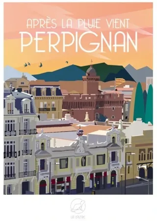 Puzzle Après la Pluis vient PERPIGNAN - 1000 pièces from La Loutre – box 1 of 2