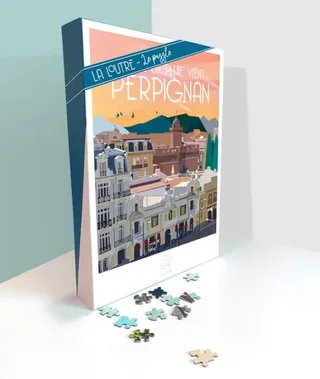 Puzzle Après la Pluis vient PERPIGNAN - 1000 pièces from La Loutre – box 2 of 2