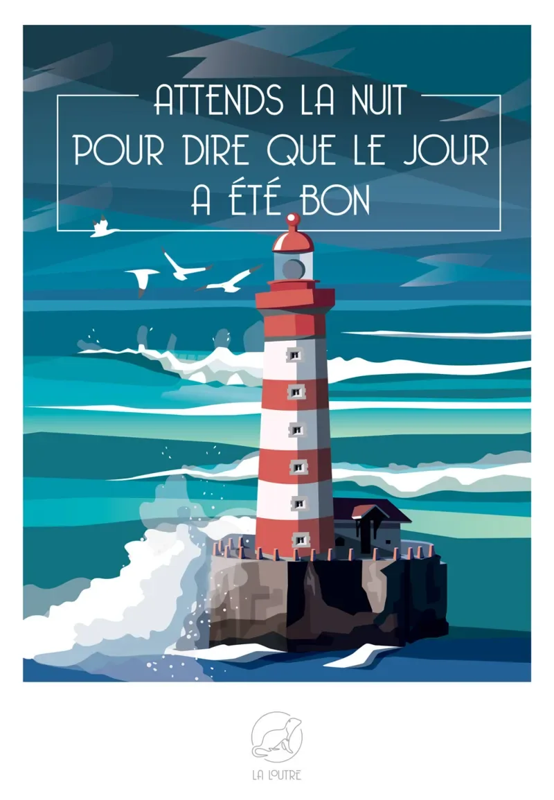 Puzzle ATTENDS LA NUIT POUR DIRE QUE LE JOUR A ÉTÉ BON - 1000 pièces von La Loutre – Schachtel 1 von 2