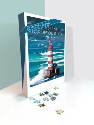 Puzzle ATTENDS LA NUIT POUR DIRE QUE LE JOUR A ÉTÉ BON - 1000 pièces von La Loutre – Schachtel 2 von 2