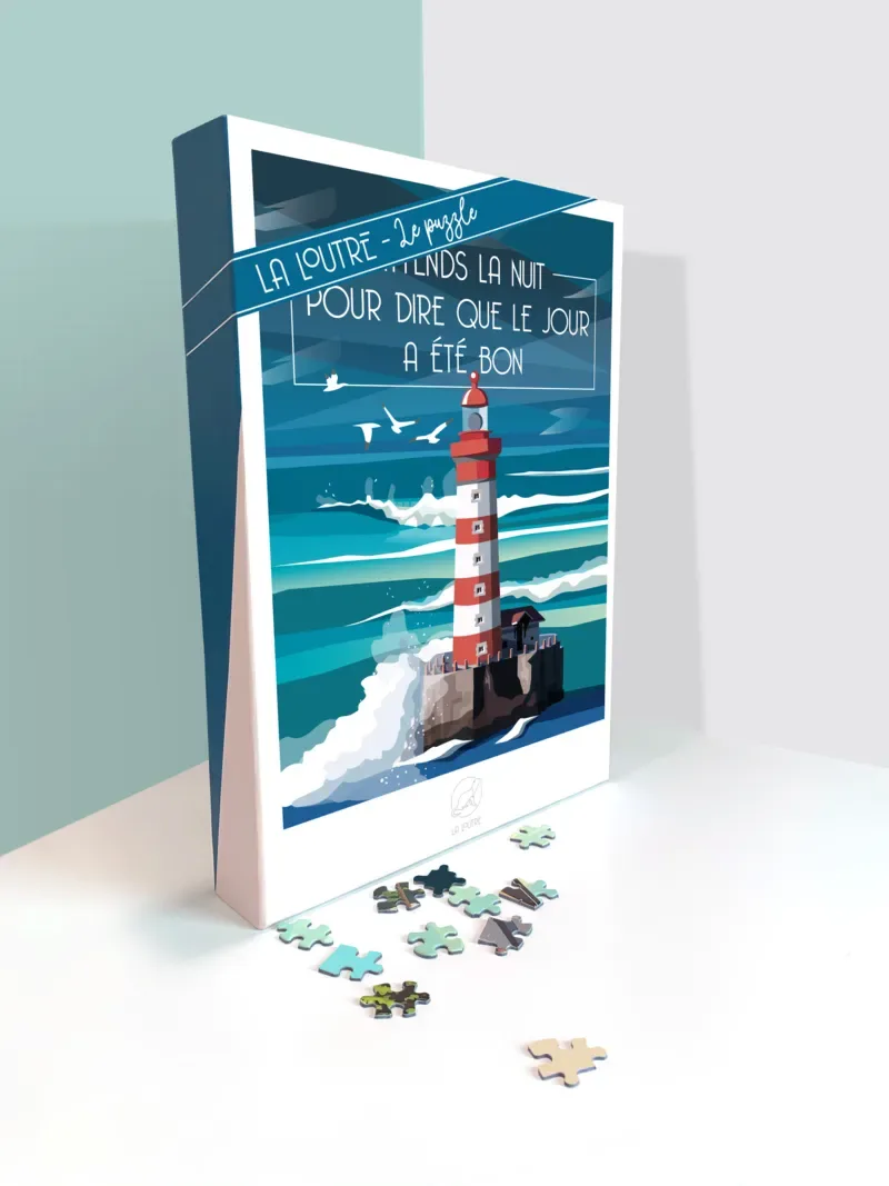 Puzzle ATTENDS LA NUIT POUR DIRE QUE LE JOUR A ÉTÉ BON - 1000 pièces von La Loutre – Schachtel 2 von 2