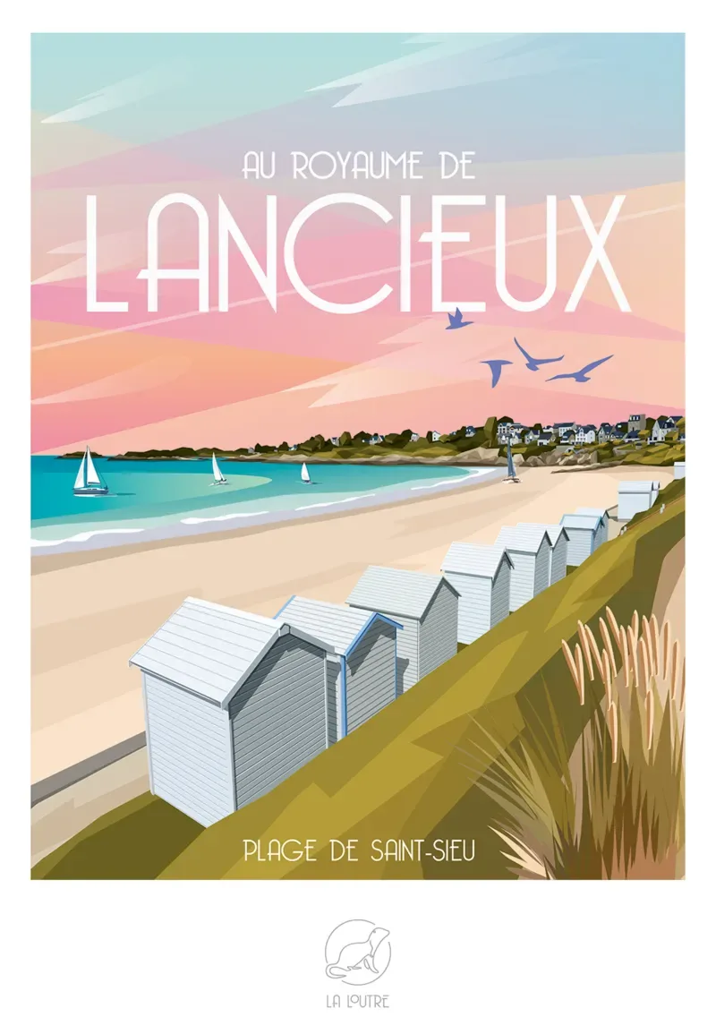 Puzzle Au Royaume de LANCIEUX - Plage de Saint-Sieu - 1000 pièces fra La Loutre – æske 1 af 2