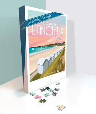 Puzzle Au Royaume de LANCIEUX - Plage de Saint-Sieu - 1000 pièces fra La Loutre – æske 2 af 2