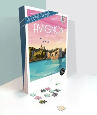 Puzzle AVIGNON c'est Canon - Pont Saint-Bénézet - 1000 pièces von La Loutre – Schachtel 2 von 2