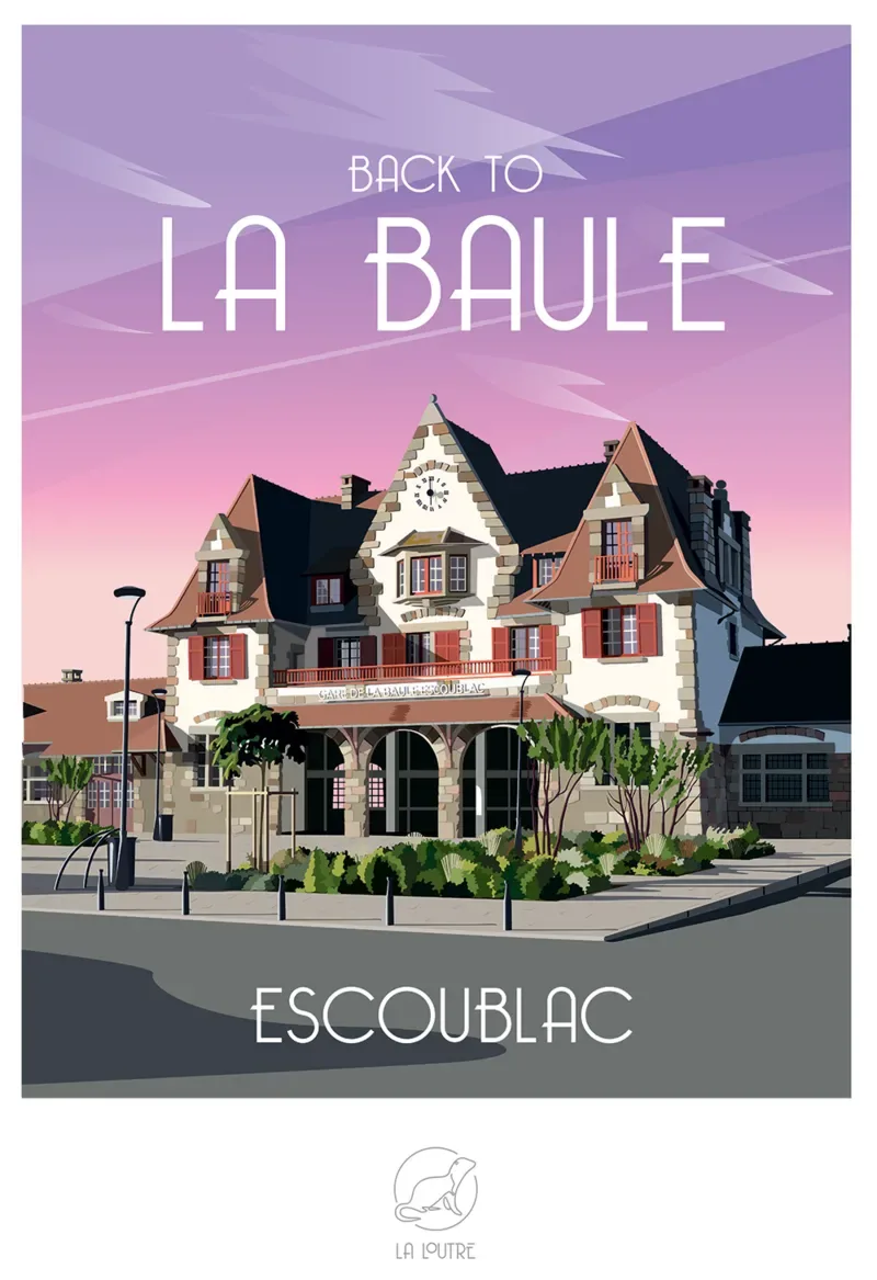 Puzzle BACK TO LA BAULE - 1000 pièces de La Loutre – boîte